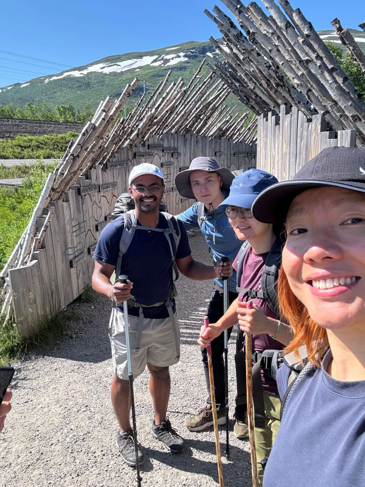 Hiking Kungsleden in the Arctic Circle — summer 2025.